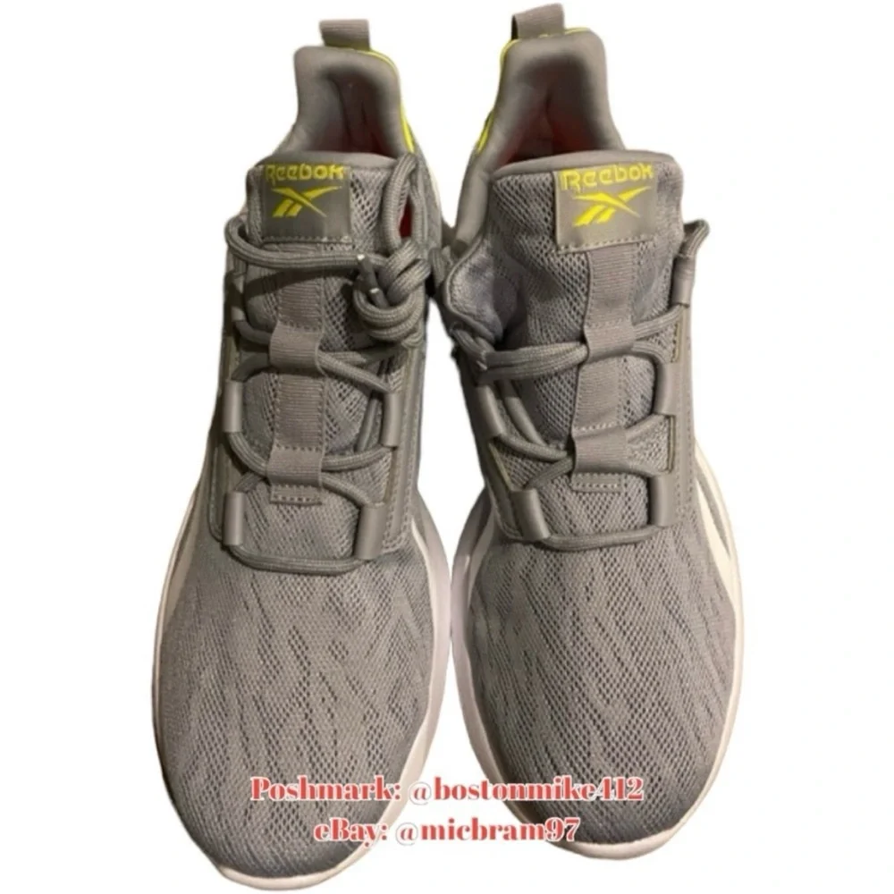 Mens Reebok Athletic Sneakers Size 9 Reebok Reago Pulse 2.0 Gray Training Shoes